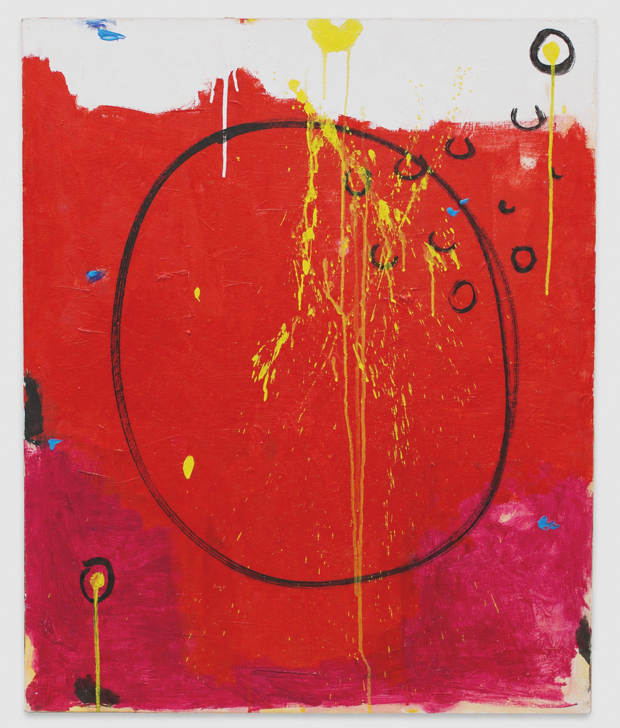 Órbita roja - Acrylique sur toile - Non encadrée