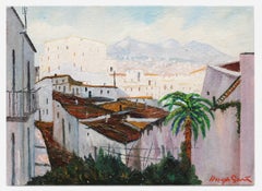Vista de un pueblo - Óleo sobre tela - Sin enmarcar - 54x73cm.
