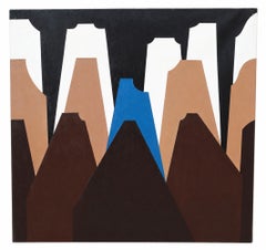 Se titula «Gente» - Óleo sobre lienzo - Sin enmarcar - 120 x 120 cm.