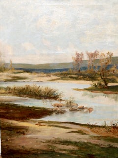 Herbstreflexe – Öl auf Leinwand – Ungerahmt – 131 x 97 cm.
