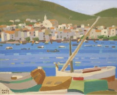 Vista de Cadaqués (Girona) - Óleo sobre tela - Firmado y enmarcado