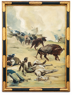 Don Quixote and Sancho Panza – Large Spanish Oil Painting