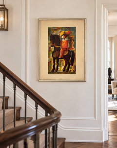 Jordi Pla Domènech – Woman on Horseback – Artist Proof Lithograph
