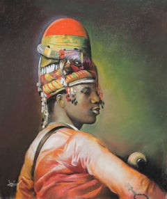 Bashi-Bazouk – Pastellzeichnung – Ungerahmt – 56 x 45 cm.