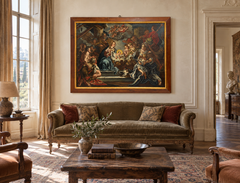 Italian School – Nativity of Christ – Large Religious Oil Painting