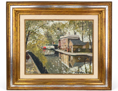 Rafael Griera – Little Venice, London – Oil on Canvas