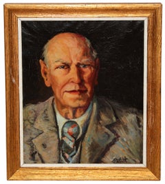 Titulado "Auto Retrato" - Óleo sobre tela - Enmarcado
