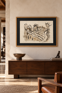 Javier Montesol – Paisatge, 1992 – Watercolor Landscape Study on Paper