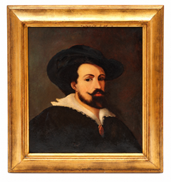 Spanish School – Portrait of a Gentleman in a Black Hat – Oil Painting