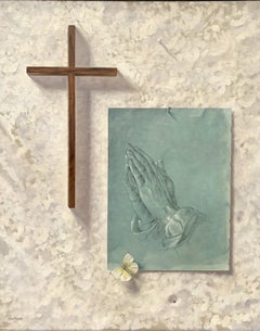 « Trampatojo devocional » - Huile sur toile - Signée et encadrée