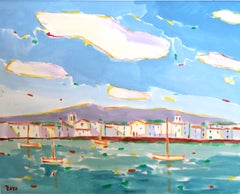 Vista de Cadaqués (Girona) - Óleo sobre tela - Firmado y enmarcado