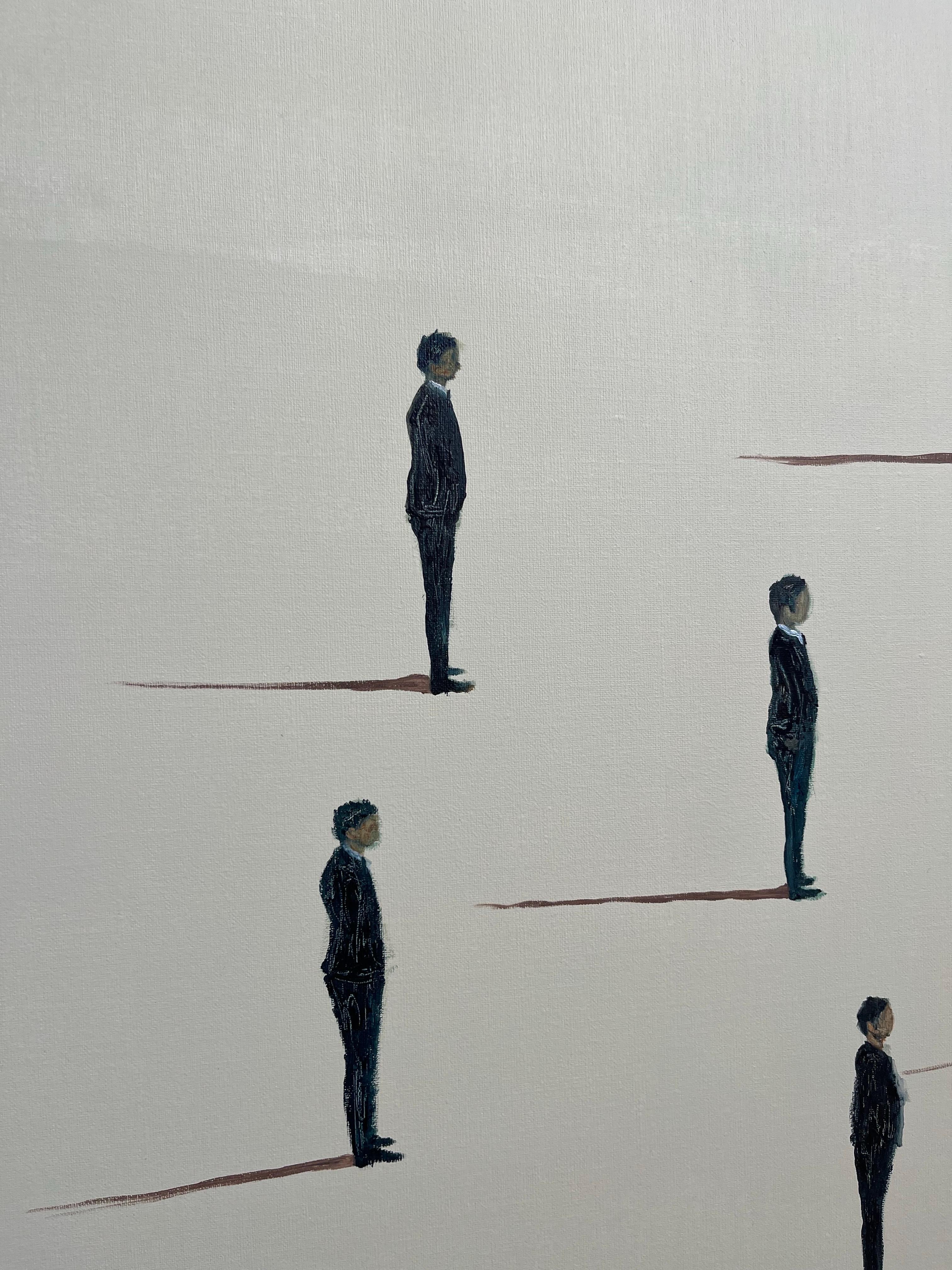 The series of works Utopia of TOLINA features paintings and drawings inspired by the imagination of the artist’s five-year-old son, who created a constantly shifting city — a refuge of hope in turbulent times. Amílcar Rivera M.’s works depict silent