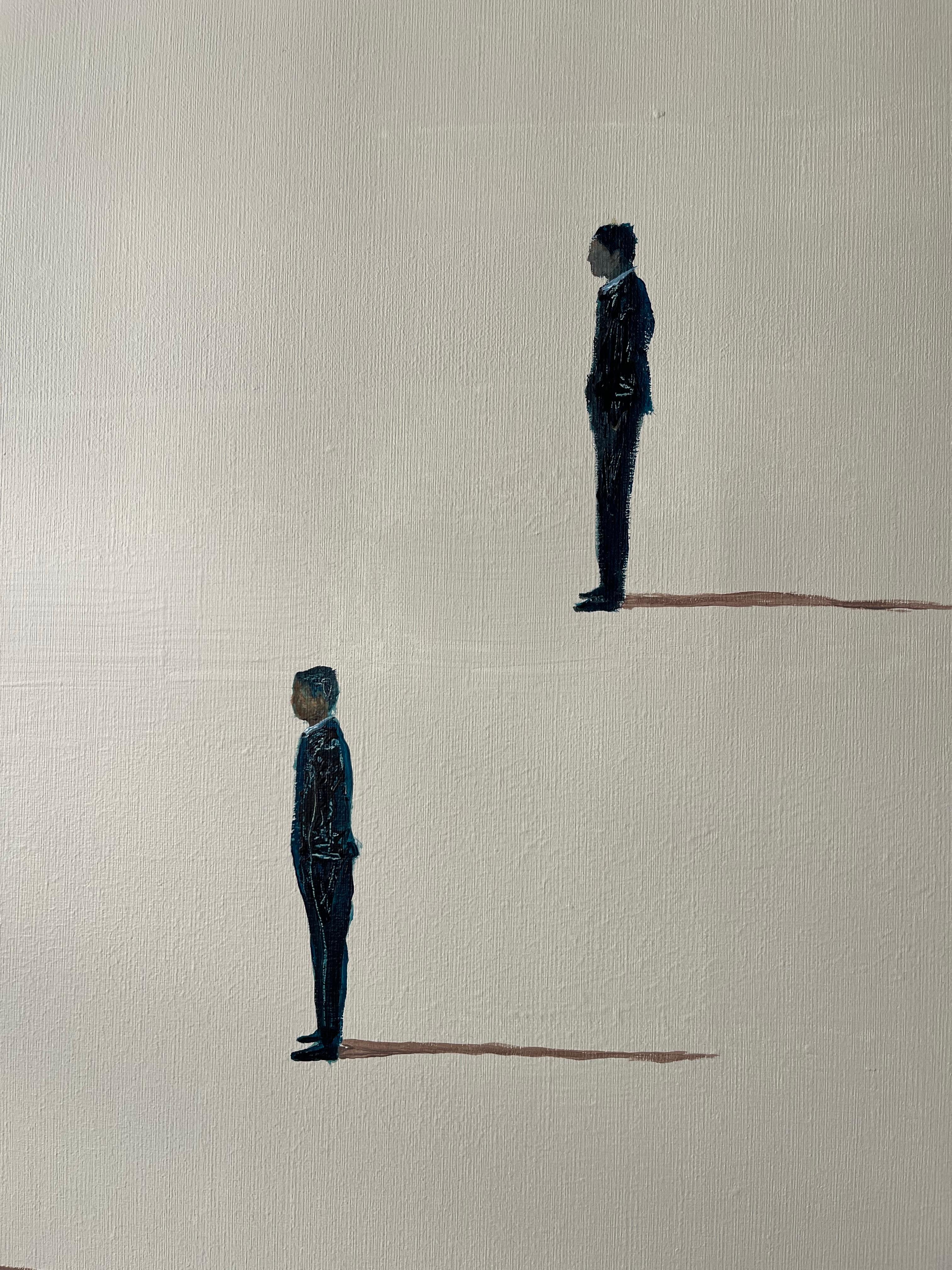 The series of works Utopia of TOLINA features paintings and drawings inspired by the imagination of the artist’s five-year-old son, who created a constantly shifting city — a refuge of hope in turbulent times. Amílcar Rivera M.’s works depict silent