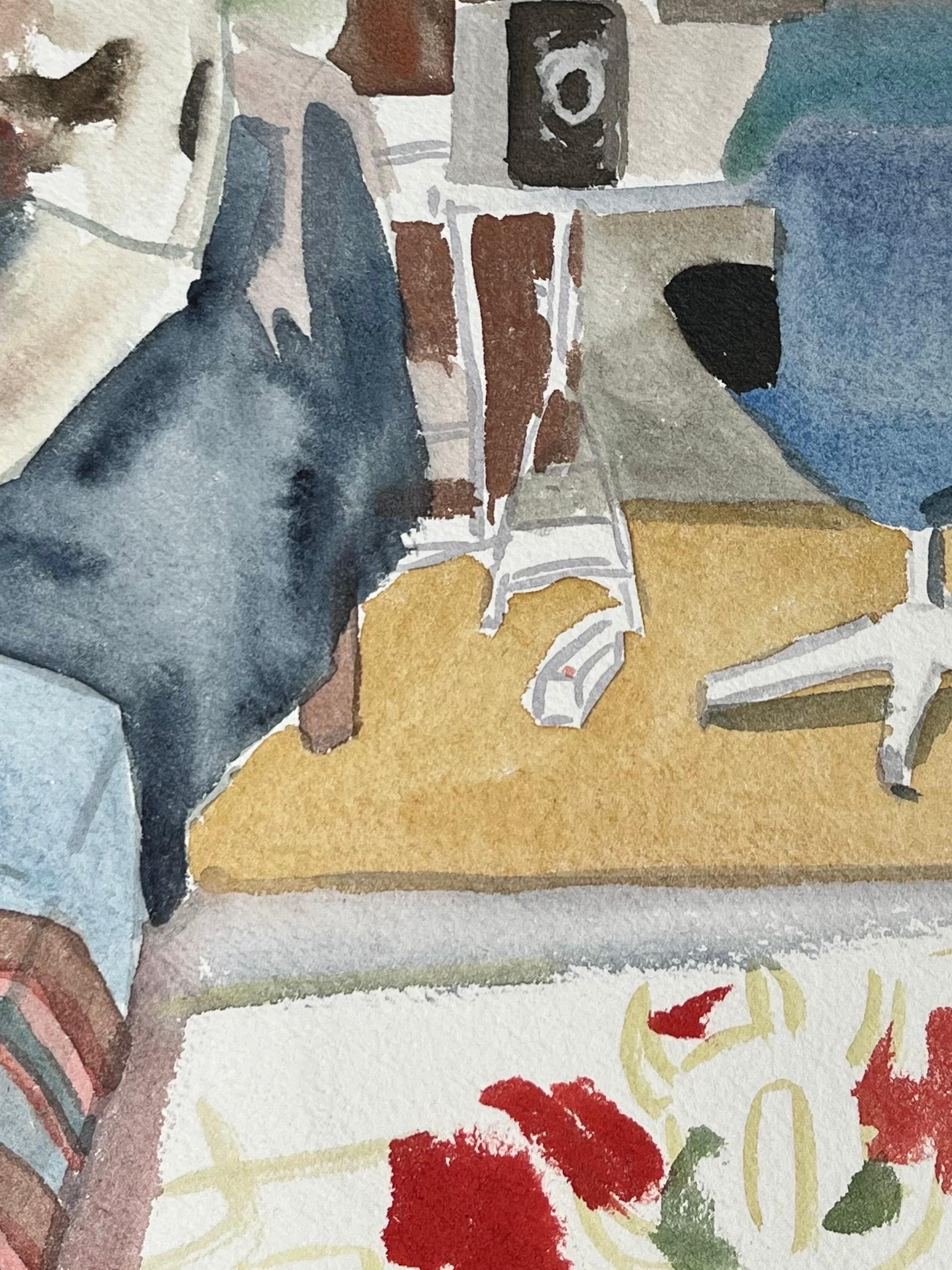 Aquarell auf geprägtem Papier - Serie 