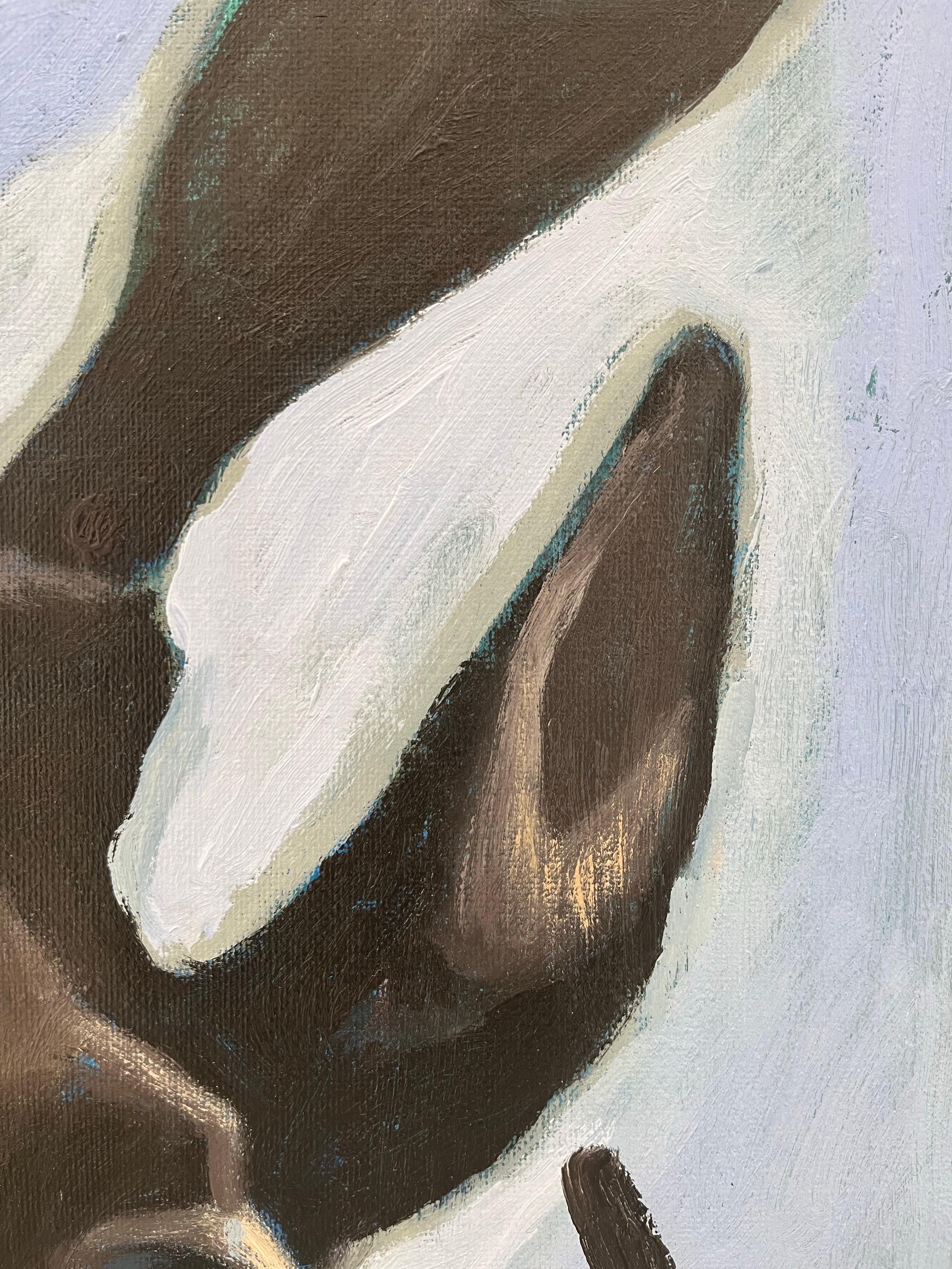 Work title: The Stories from the Forest. The End of the Season.
The text written at the top of the work says 