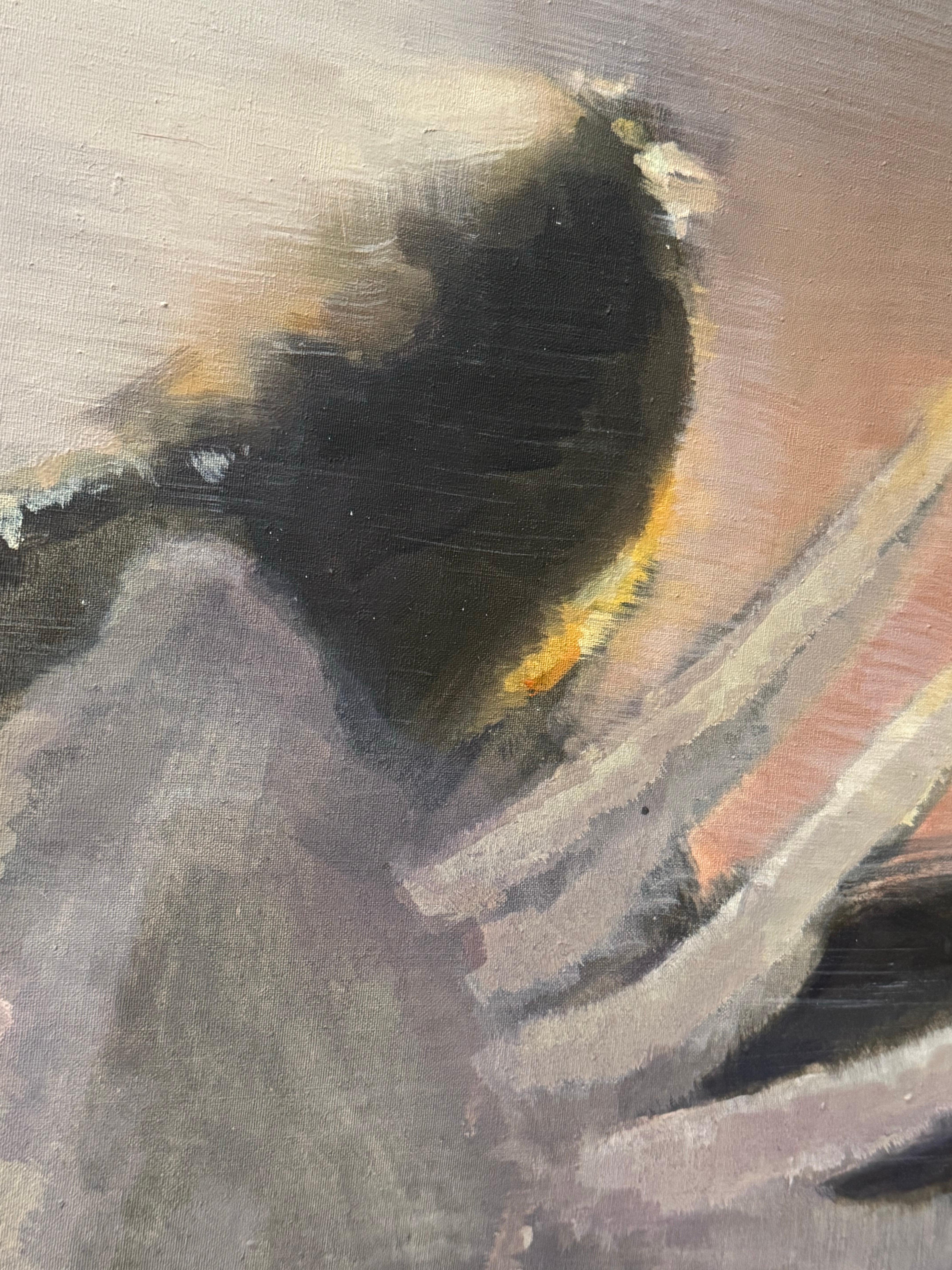 Contemporary Ölgemälde auf Leinwand - 