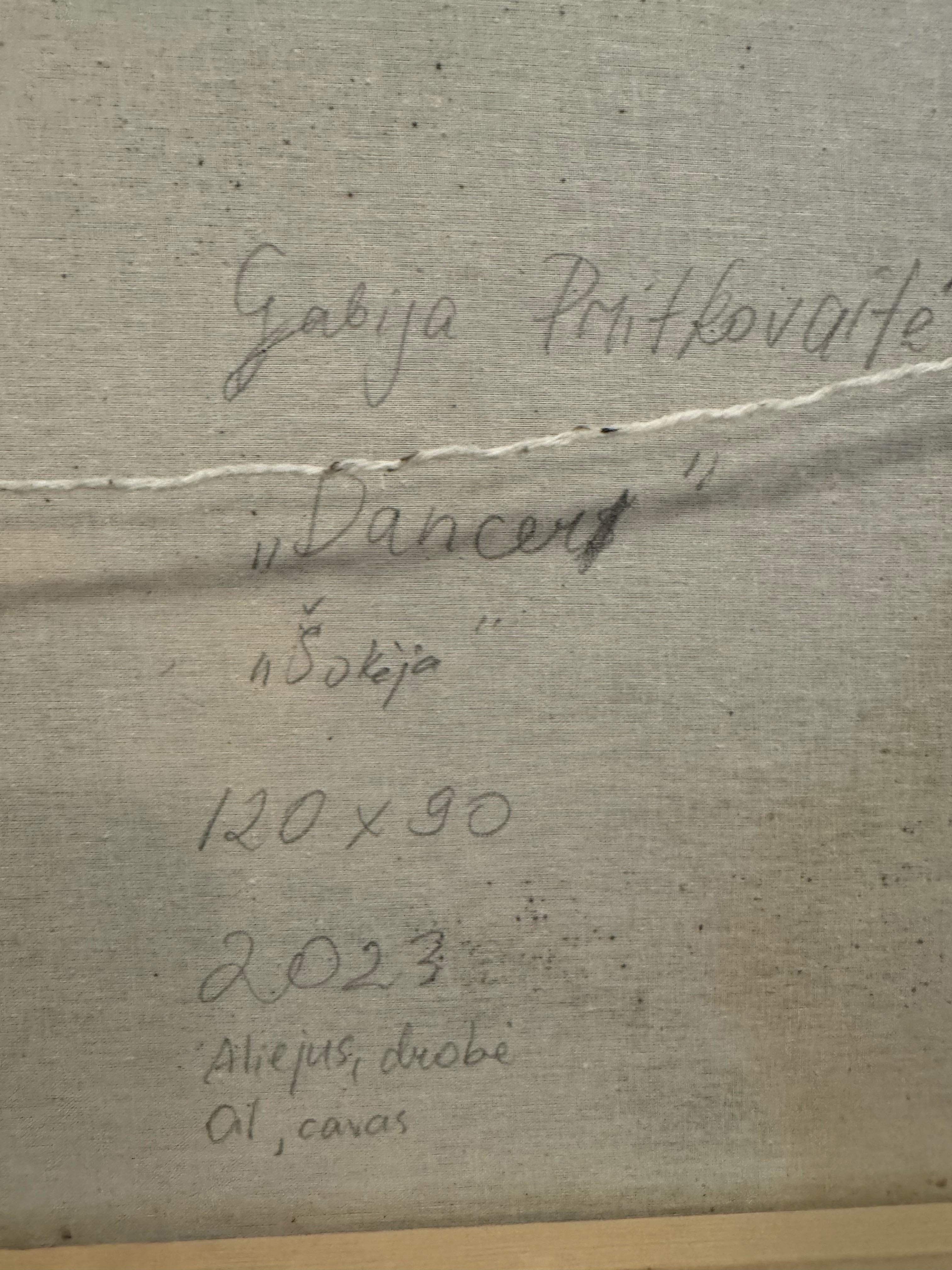 Contemporary Ölgemälde auf Leinwand - 