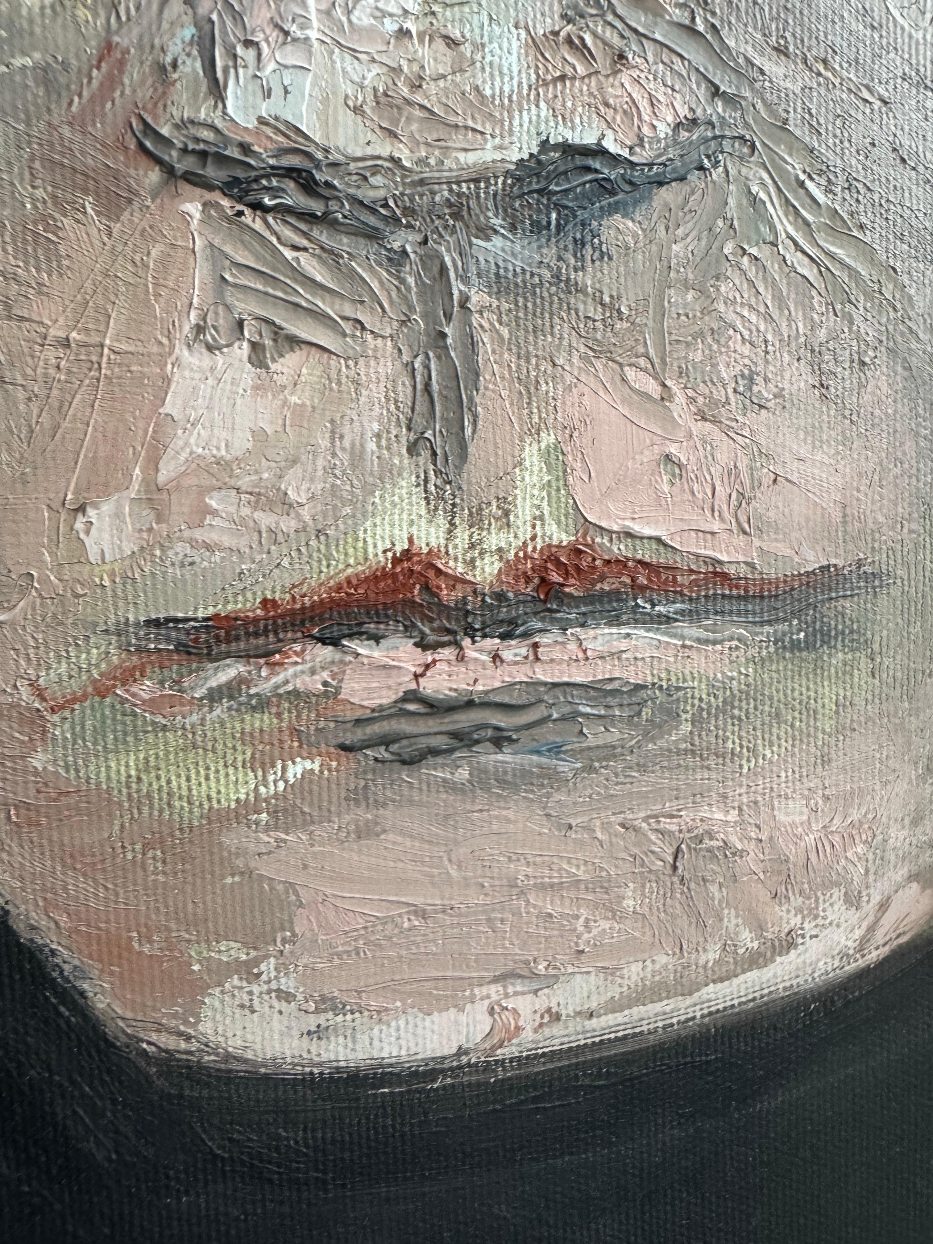 Zeitgenössische figurative Ölmalerei, Träumer I im Angebot 3