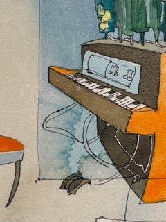 Watercolour on arches paper by contemporary emerging artist