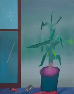 Abstract Figurative Painting Acrylic on Canvas Dreamlike
