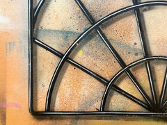 Geometrische Rhythmen und rohe Straßenenergie in der zeitgenössischen Abstraktion