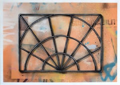 Geometric Rhythms and Raw Street Energy in Contemporary Abstraction