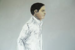 Oil Painting, Contemporary Figurative, Maile Figures, Communication, 100x120 cm