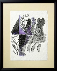 Juste Présent, litografia originale, moderna, 1961, incorniciata