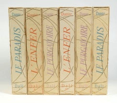 La Divine Comédie, 100 gravures sur bois en couleur, surréalistes, 1960-1964