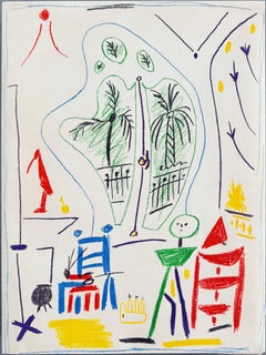 Lithographie originale de Picasso, 1957, tirage de 275 exemplaires, excellent état