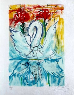 The Ugly Duckling Lithograph, Surrealist, Signed, Edition 63/75, 1966