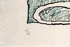 «Serpent de Binche», grabado original y aguatinta, contemporáneo, 1973, firmado