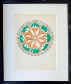 Rosace, Lithograph, Modern, 1958, Framed, Excellent