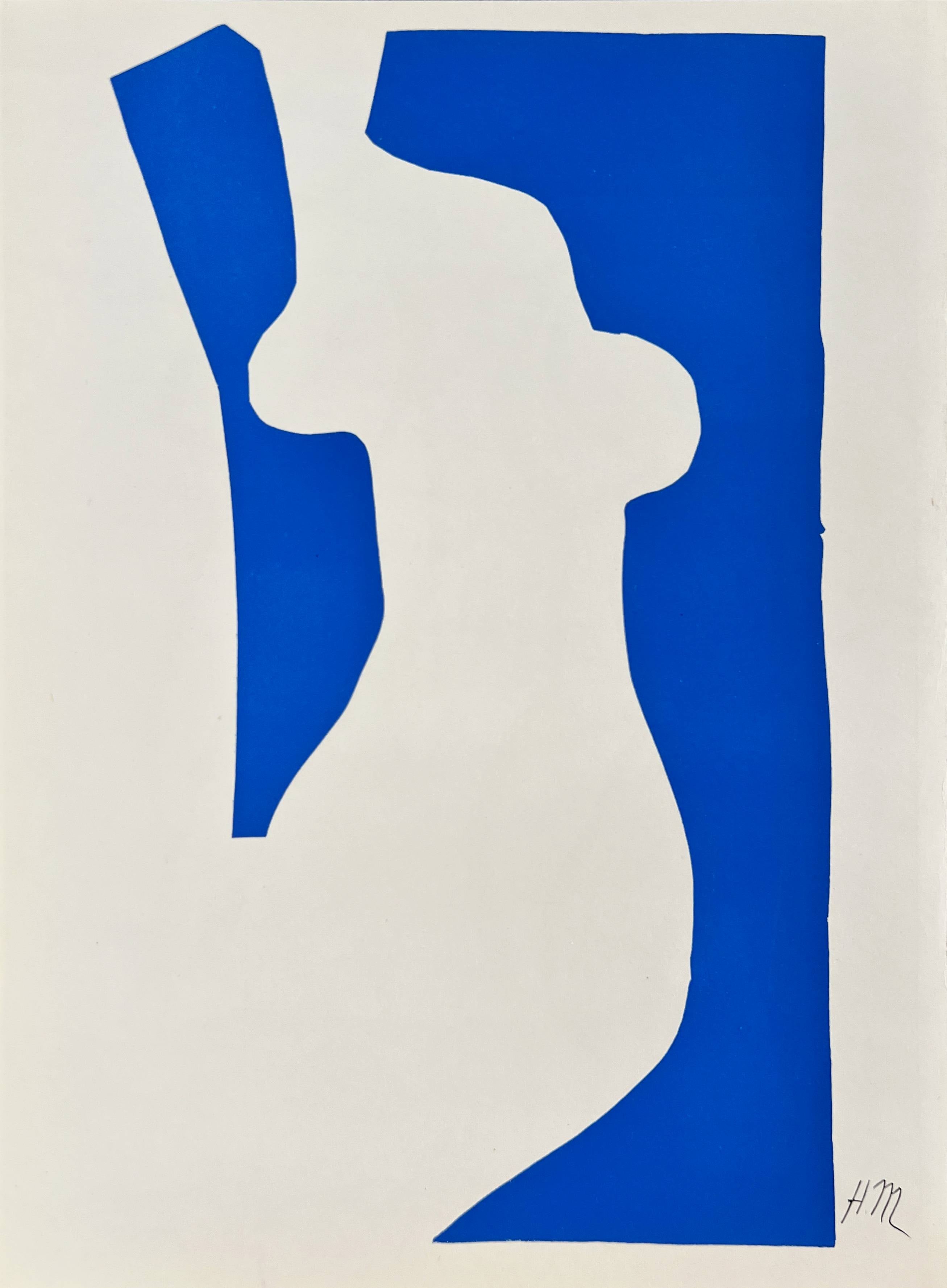 Henri Matisse Print - Femme Bleue, Lithograph, Modern, 1958, Excellent condition