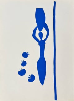 Femme Bleue, Lithograph, Modern, 1958, Excellent condition