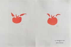 La tristeza del rey,  Litografía, moderna, 1958, firmada