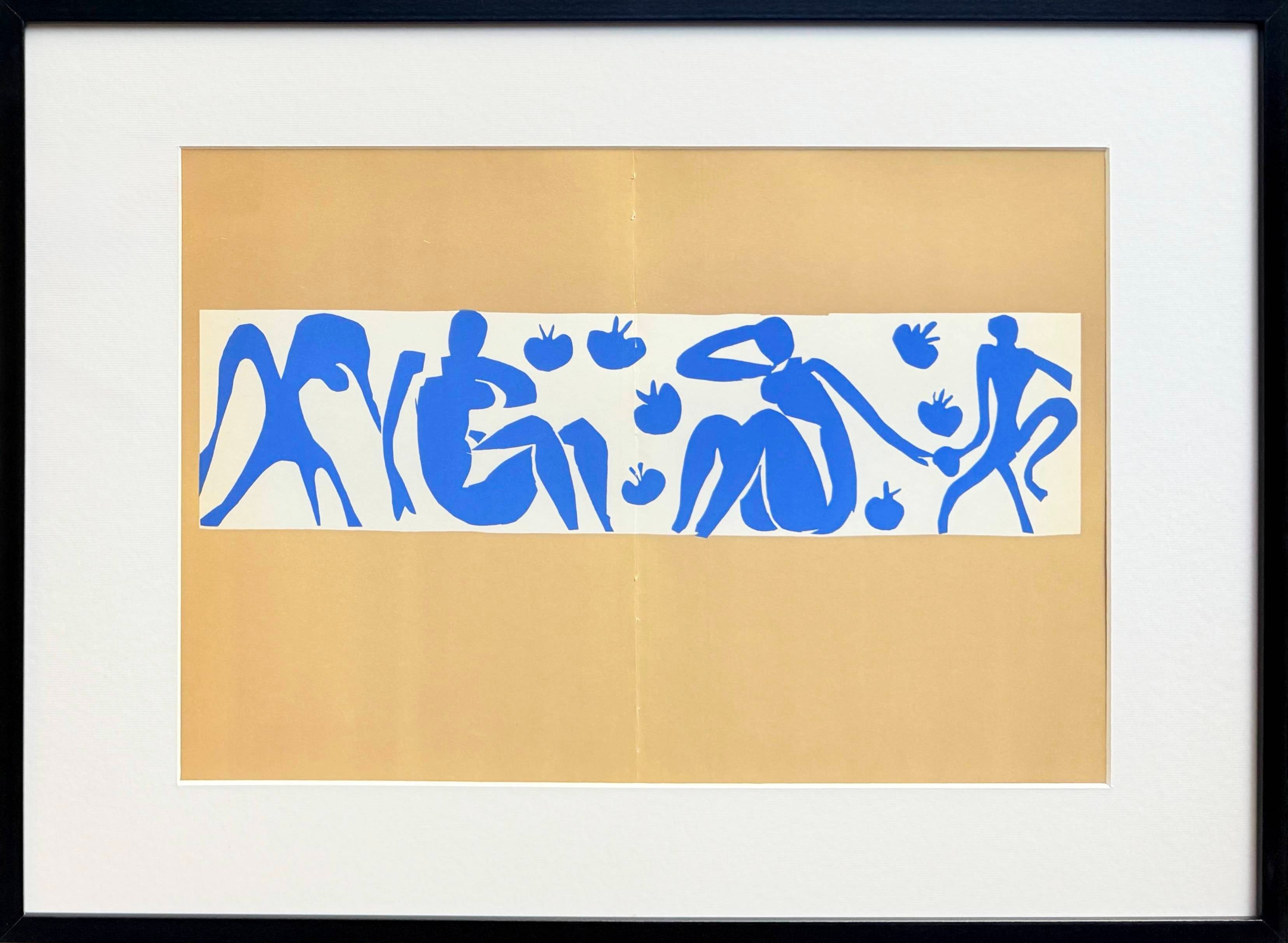 Femmes et Singes, Lithograph, Modern, 1958, Framed, Excellent