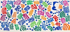 „La Perruche et la Sirène“, Lithografie, moderne Kunst, 1958, gerahmt, hervorragender Zustand