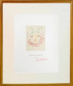 Dans L'Atelier de Picasso, Lithograph, Modern , 1957, Signed