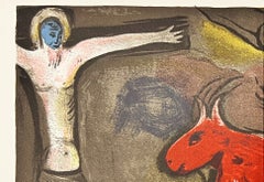Natività, litografia originale, moderna, 1950, ottimo stato