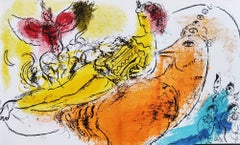 The Accordion Player, Original Lithograph, Modern, 1957, Excellent