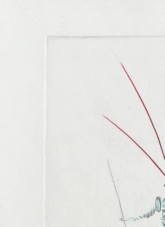 Couple Frontispiece, Original Drypoint Etching, Modern, 1967,  Signed