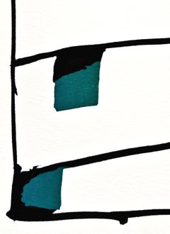 Resumen, litografía original, contemporánea, 1997, en excelente estado