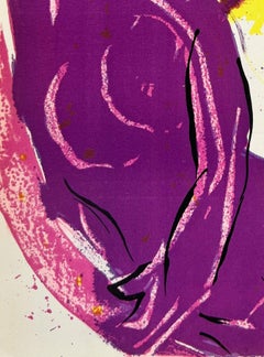 Angel of Paradise, Original Lithograph, Modern, 1956, Excellent