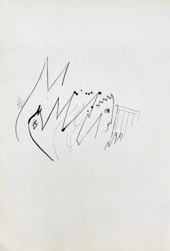 David and Bathsheba, Original Lithograph, 1956, Modern, Excellent