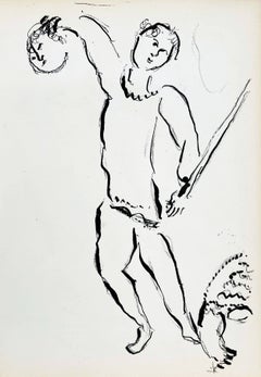 David and Absalom, Original Lithograph, 1956, Modern, Excellent