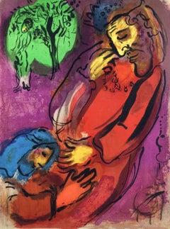 David and Absalom, Original Lithograph, 1956, Modern, Excellent