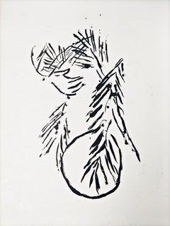 Rahab und die Spione von Jericho, Original-Lithografie, modern, 1960, sehr gut