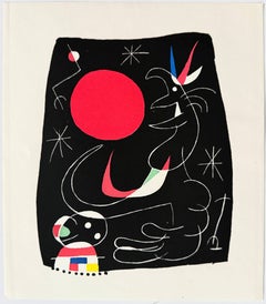 Composition, Original Lithograph, Modern, 1956, Excellent