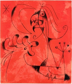 Composition, Original Lithograph, Modern, 1956, Excellent